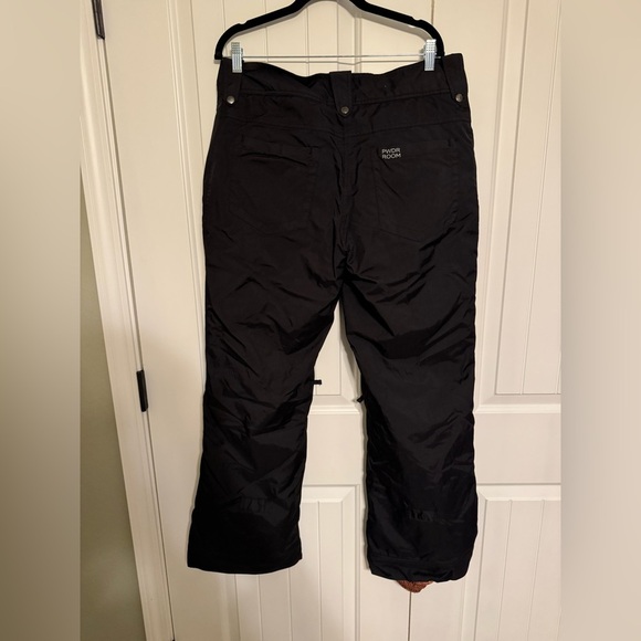 Powder room size large ski snowboard pants black- EUC - Picture 5 of 7